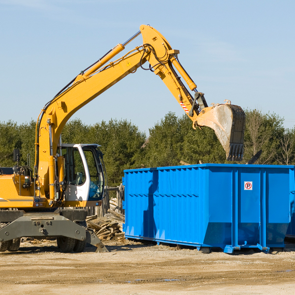 what size residential dumpster rentals are available in Butlerville Indiana